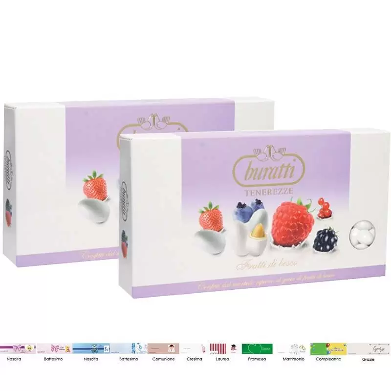 Buratti 2kg confetti yogurt frutti di bosco