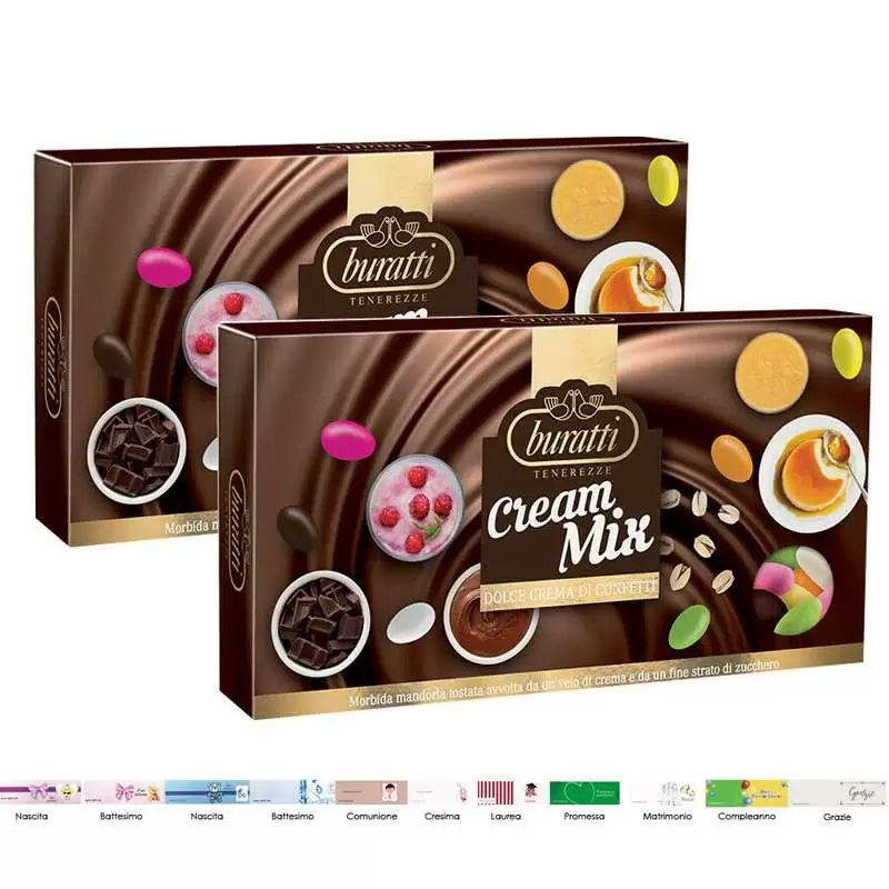 Confetti buratti cream mix