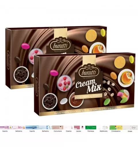 Confetti buratti cream mix