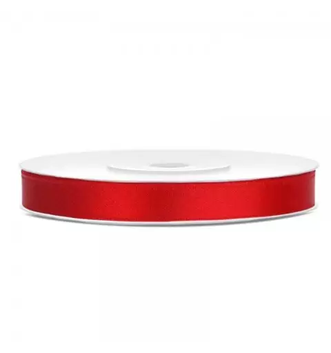 NASTRINO ROSSO DI RASO 1 CM - 1 ROTOLO