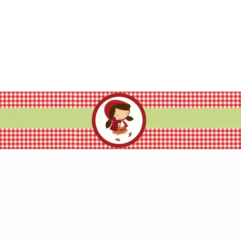 ETICHETTA BOTTIGLIA CAPPUCCETTO ROSSO