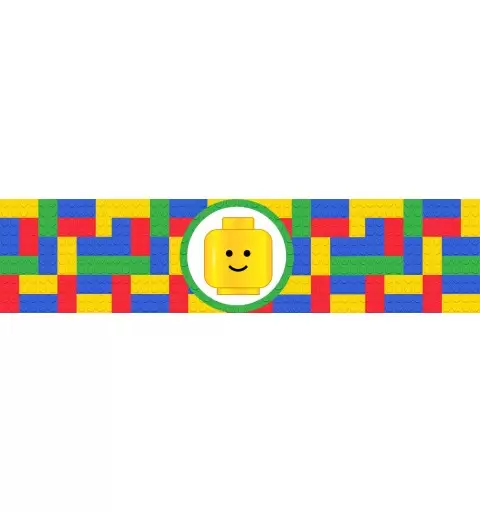 ETICHETTA ADESIVA LEGO BLOCK PARTY
