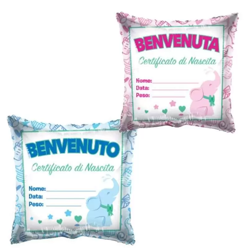 Foil benvenuto benvenuta