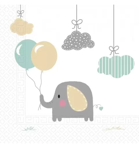 Tovaglioli elephant baby