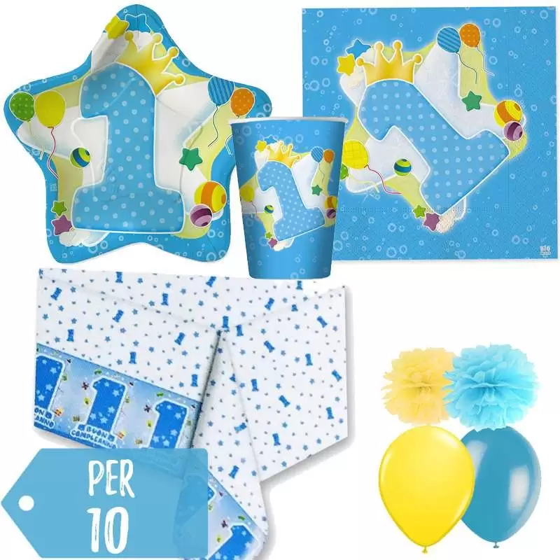 KIT N.49 COORDINATO 1 ANNO STELLA CELESTE
