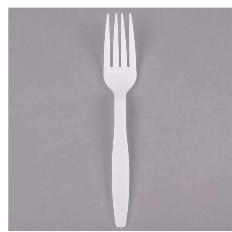 Forchette bianche plastica resistente