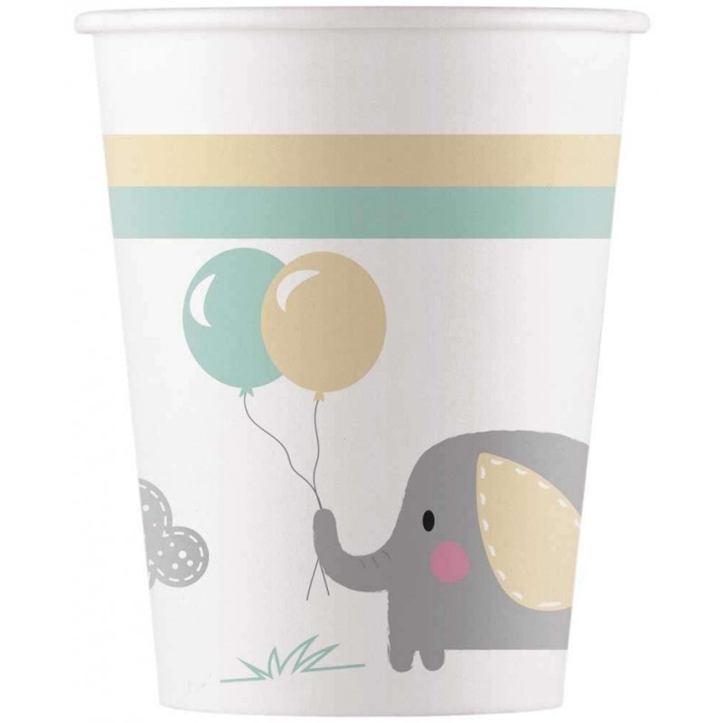 KIT N.54 BABY ELEPHANT - ADDOBBI COMPLEANNO PICCOLO ELEFANTE