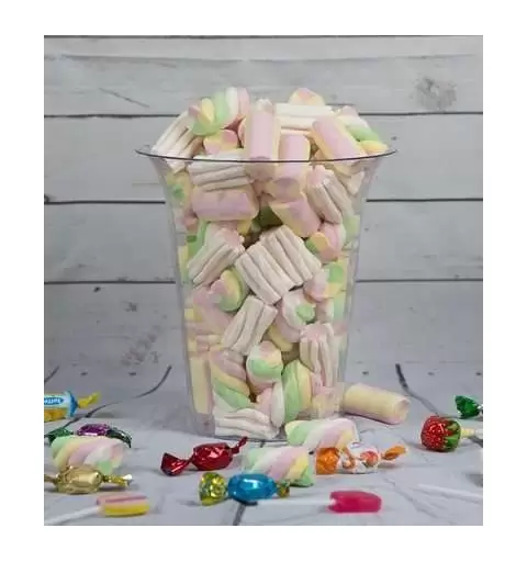 Contenitore di plastica per confetti e caramelle