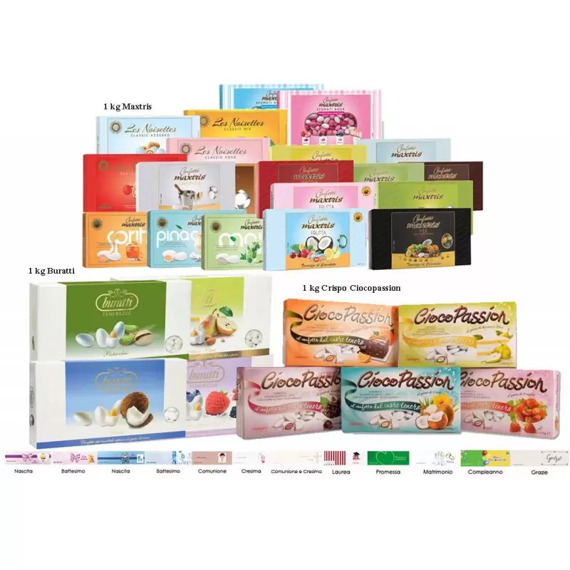 Mix confetti maxtris buratti e  crispo