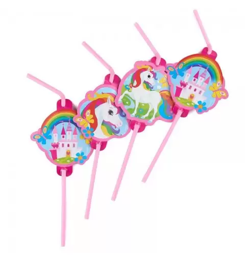 Cannucce unicorno arcobaleno