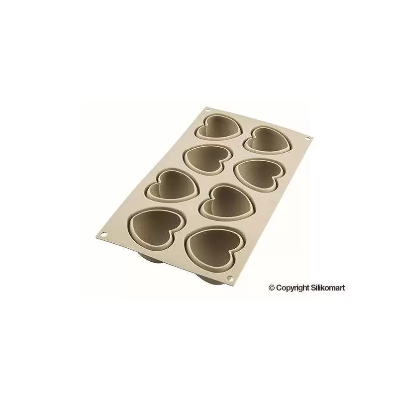 Stampo cuori in silicone