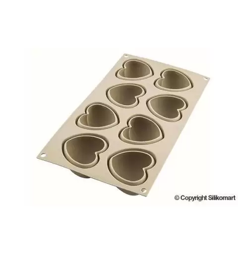Stampo cuori in silicone