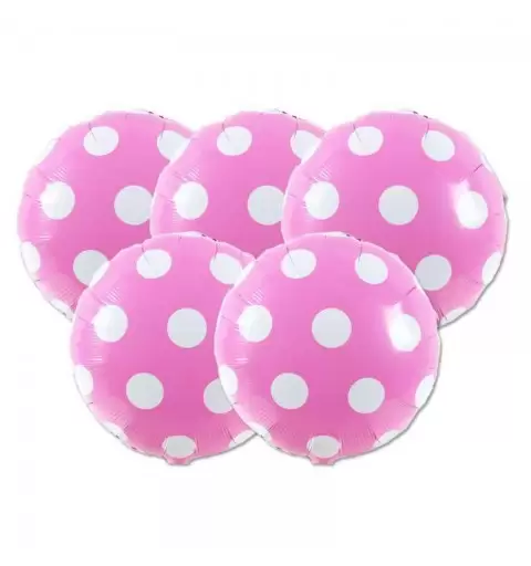 FOIL TONDI A POIS 1 PEZZO