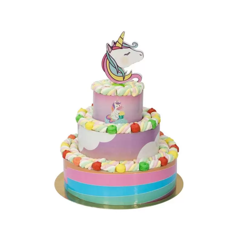 Torta marshmallow unicorno