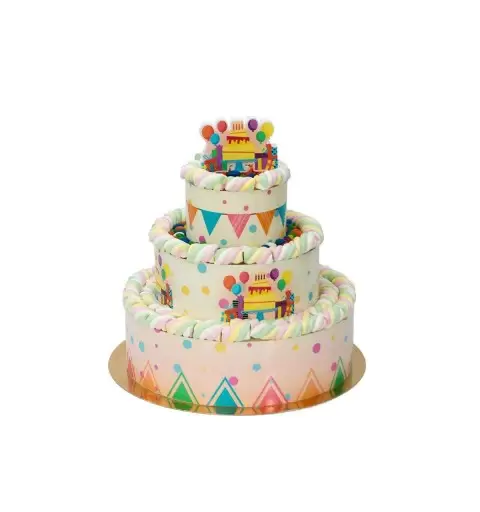 Torta di marshmallow compleanno
