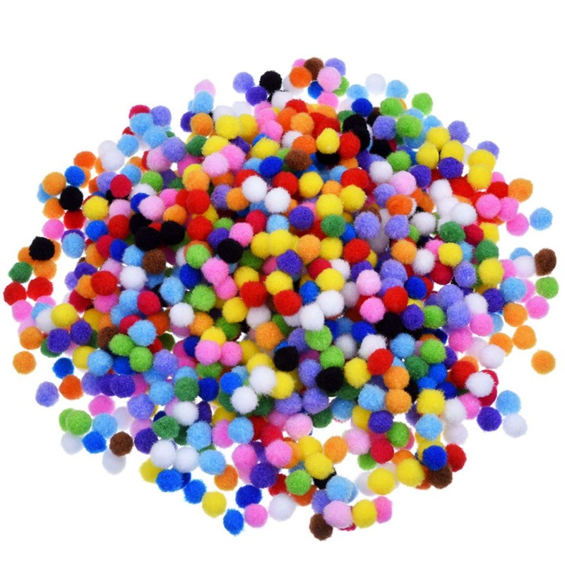 Palline di stoffa colorate