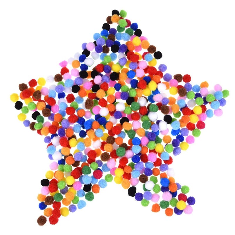 Palline di stoffa colorate