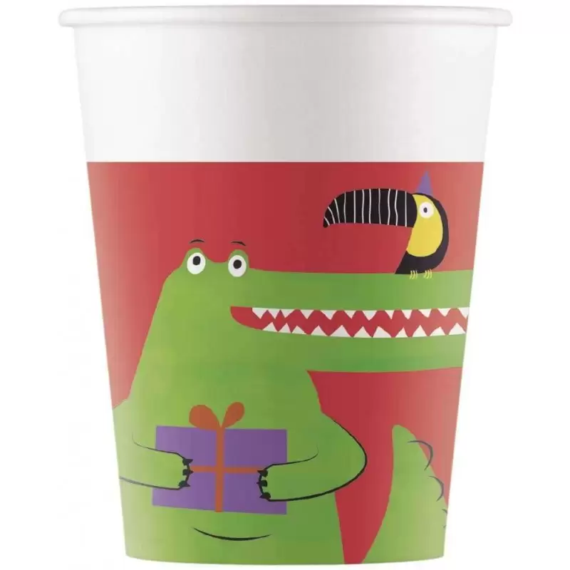 Bicchieri Croco coccodrillo - 8 pz