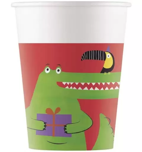 Bicchieri Croco coccodrillo - 8 pz