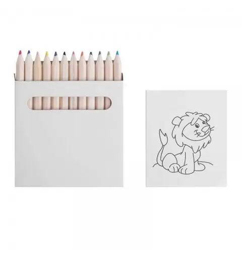 Mini pastelli con disegni da colorare