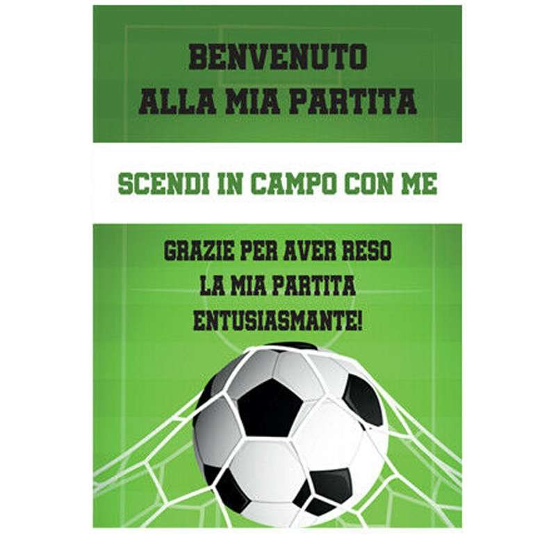 CARTELLONE DI BENVENUTO CALCIO