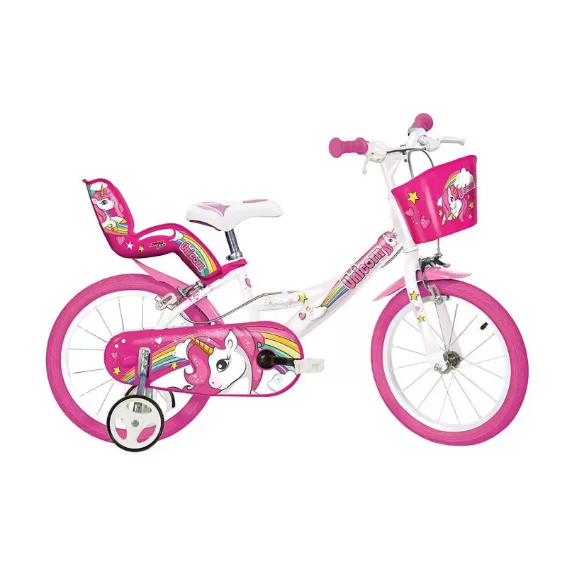 Bicicletta unicorno per bambina 14"