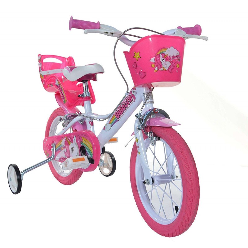 Bicicletta unicorno per bambina 14"