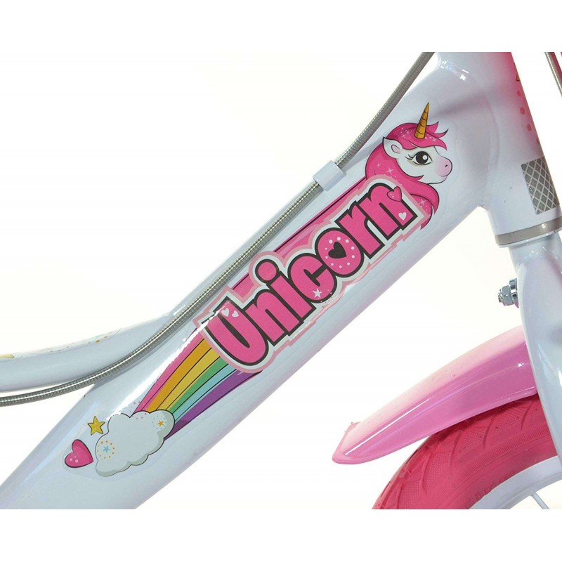 Bicicletta unicorno per bambina 14"