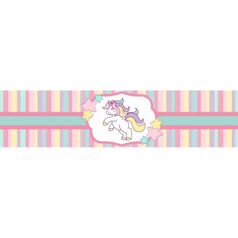 Etichetta adesiva unicorno