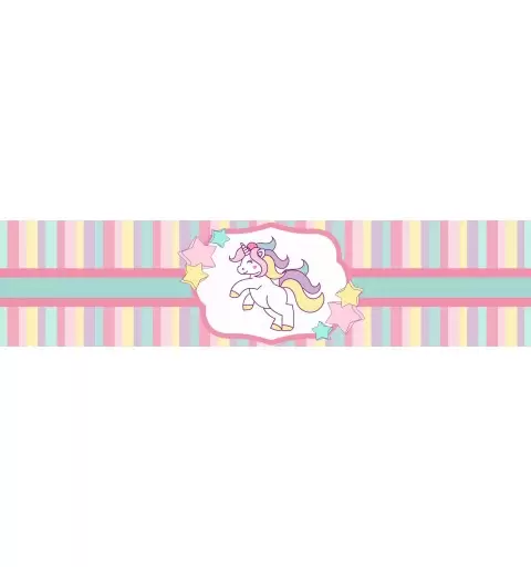 Etichetta adesiva unicorno