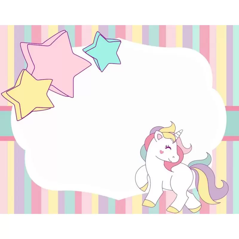 Targhetta unicorno segnaposto segnagusto