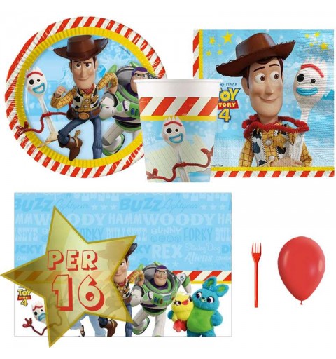 Kit n.6 Toy Story 4 compleanno