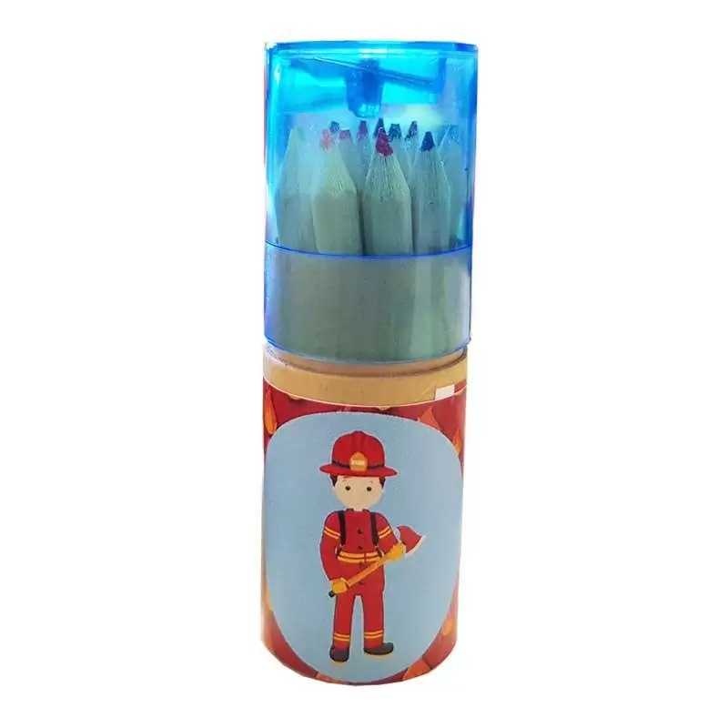 Matite pompiere pastelli regalini sam il pompiere