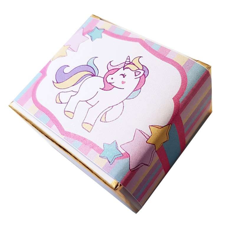 Scatoline unicorno caramelle confetti festa