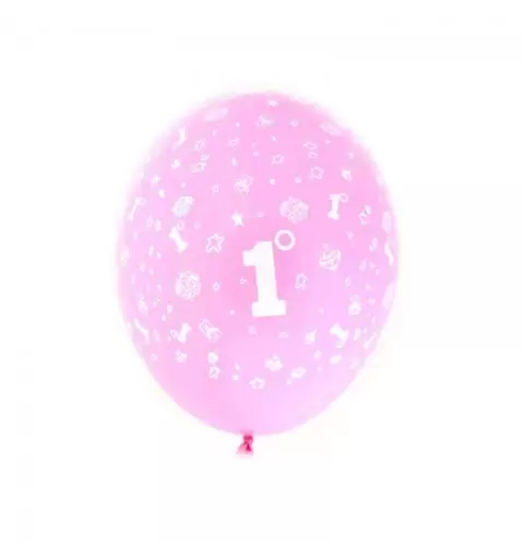 Palloncino 1 anno rosa