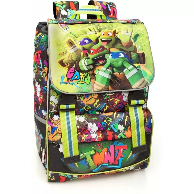 Zaino Tartarughe Ninja per la scuola estensibile