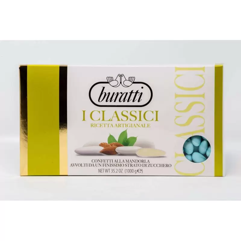 Buratti mandorla intera celeste