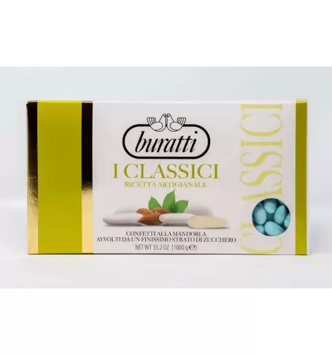 Buratti mandorla intera celeste