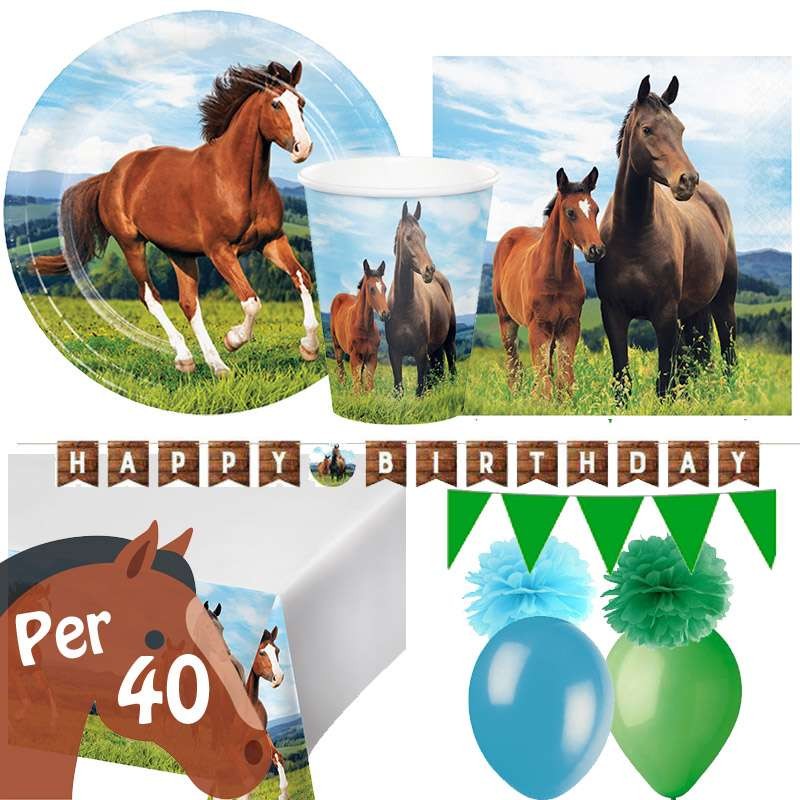 Kit n.55 cavalli verde