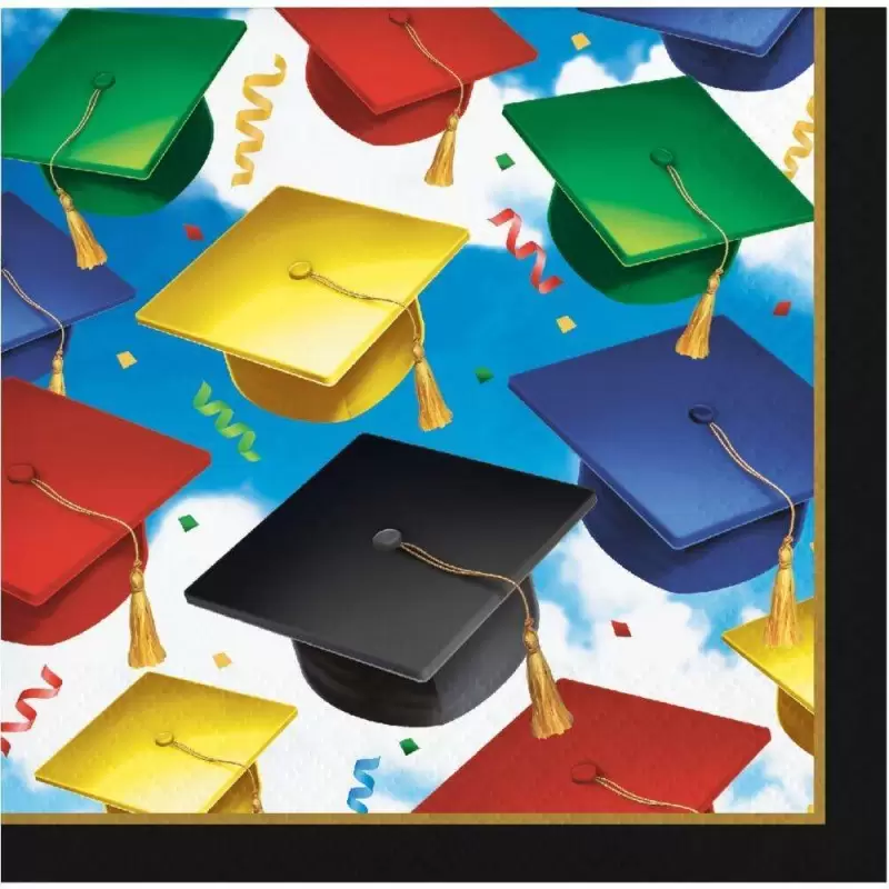 Tovaglioli laurea multicolor
