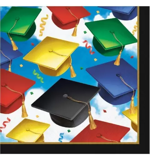 Tovaglioli laurea multicolor