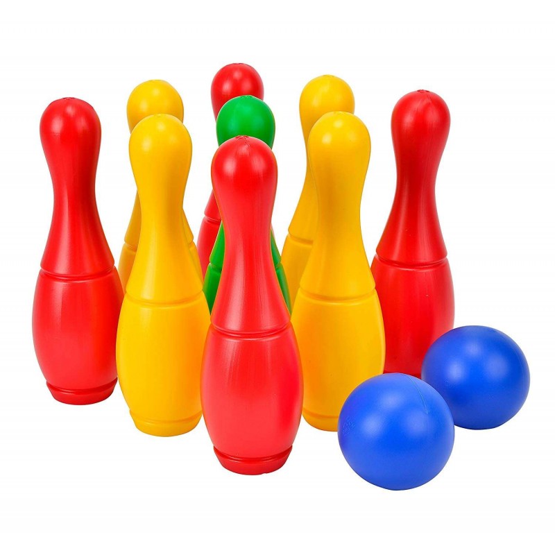 Set bowling di plastica per il mare birilli bocce