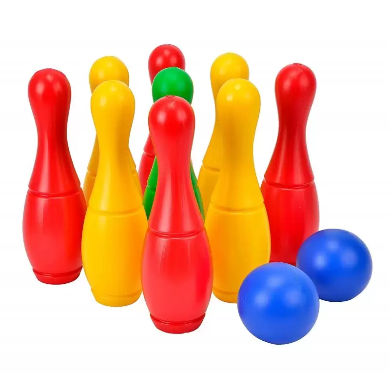 Set bowling di plastica per il mare birilli bocce