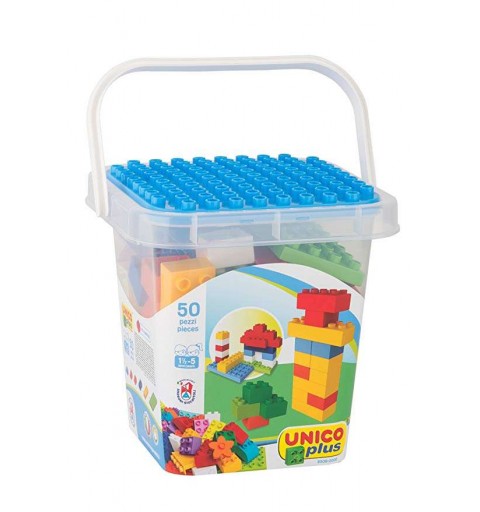 Secchiello di costruzioni per bambini