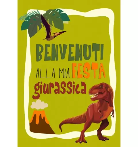 Cartellone dinosauri