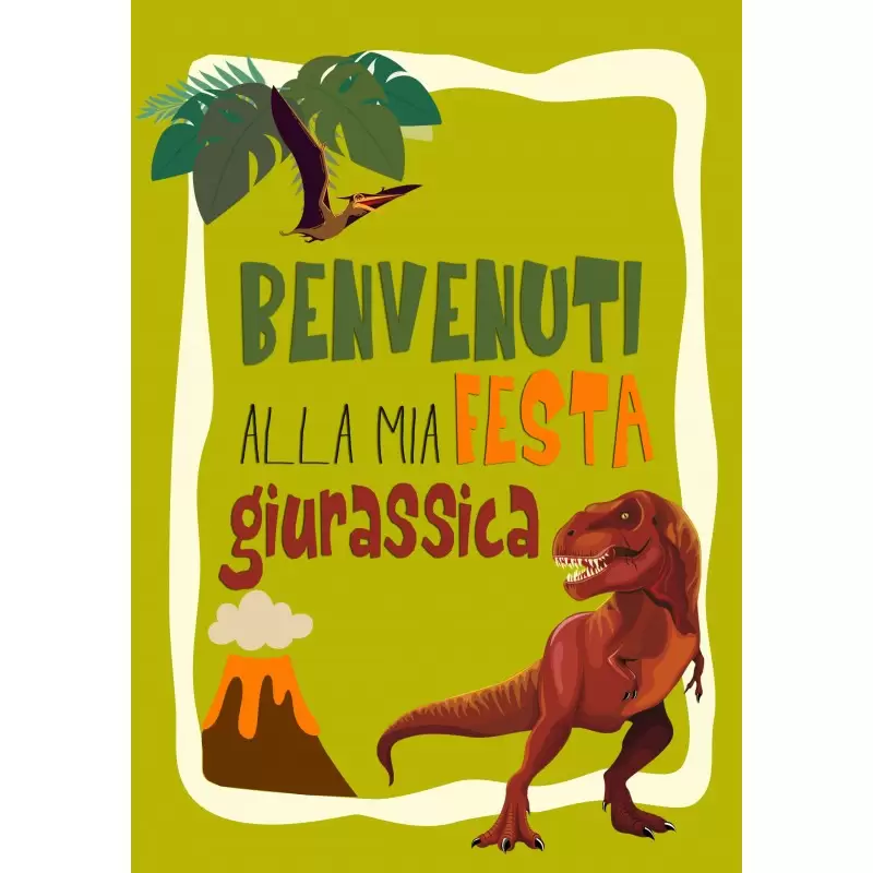 Festa di carta dinosauri