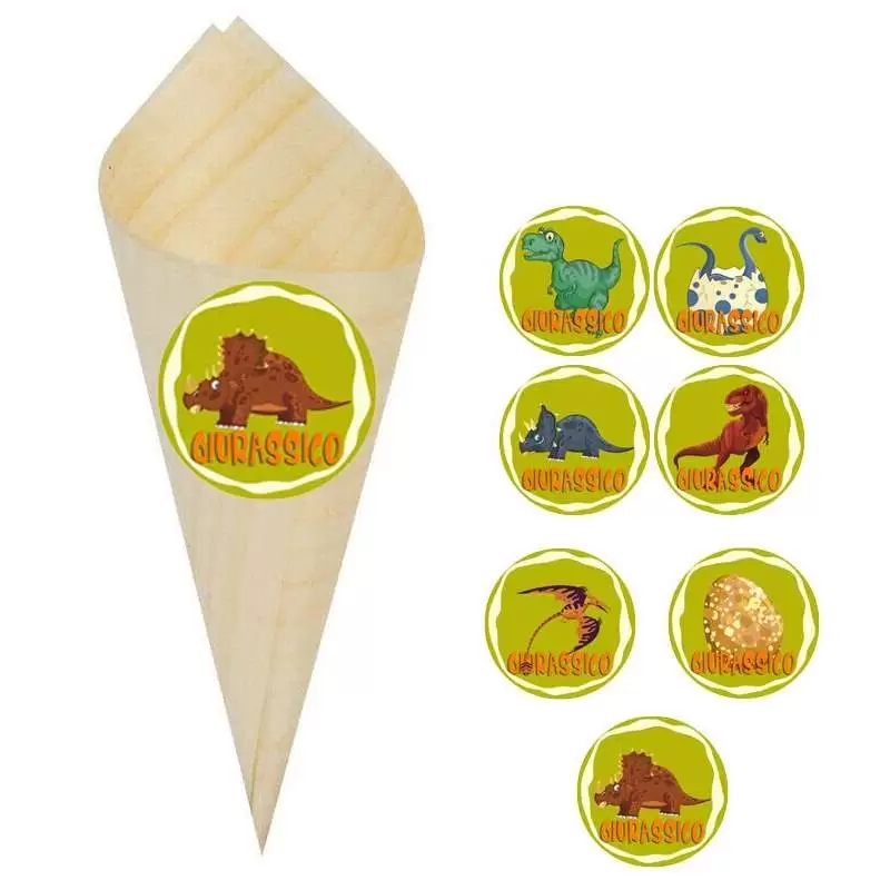 Coni dinosauri porat caramelle confetti