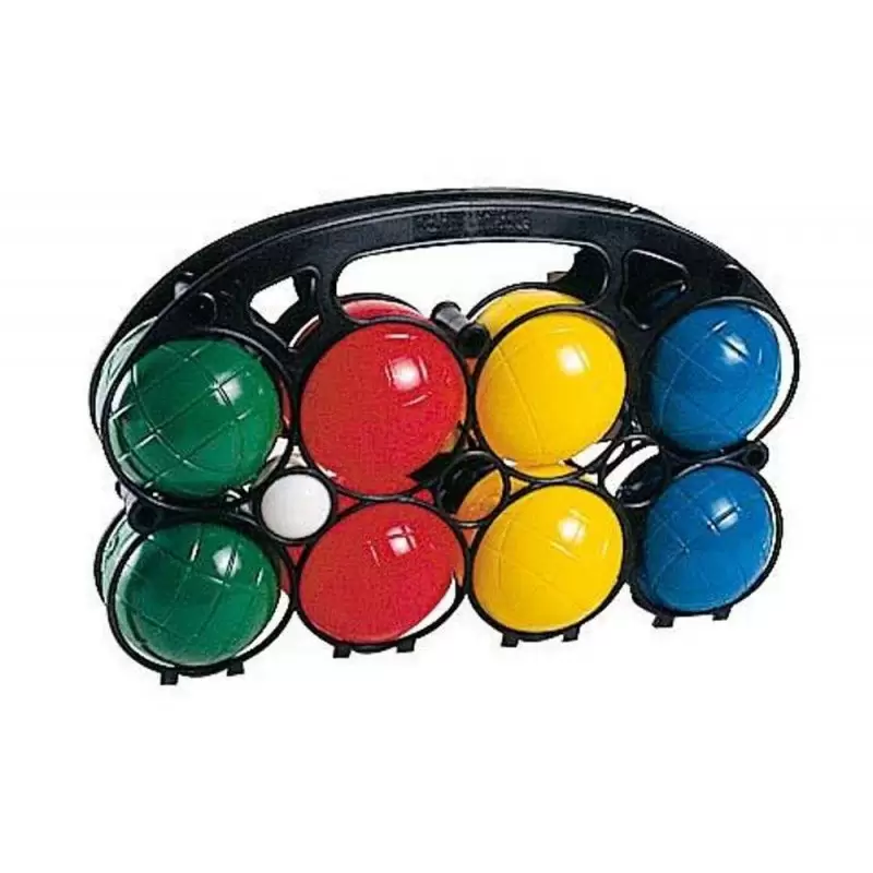 Bocce colorate con pallino da spiaggia