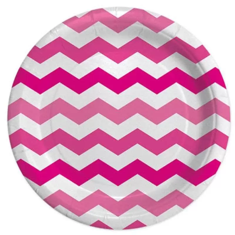 PIATTI ZIG ZAG FUCSIA - PZ 8
