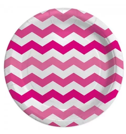 PIATTI ZIG ZAG FUCSIA - PZ 8